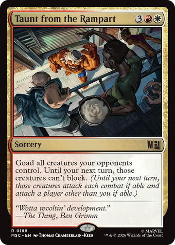 Taunt from the Rampart [188] [Marvel Super Heroes: Commander] [Non-Foil]
