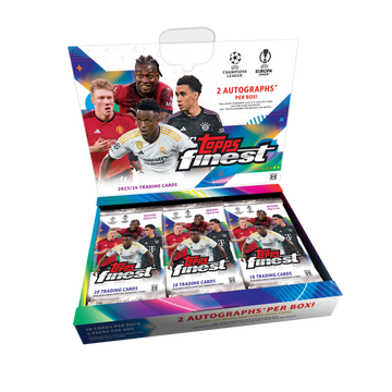 2023/24 Topps UEFA Club Competitions Finest Soccer Hobby 8-Box Case