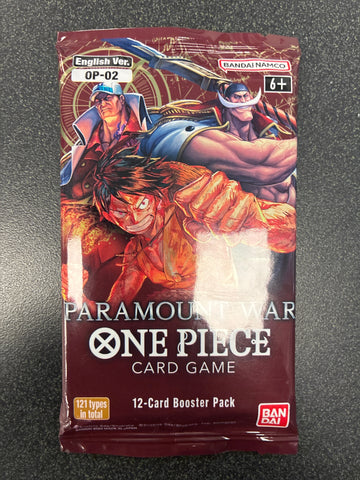 One Piece: OP02 Paramount War English Booster Pack