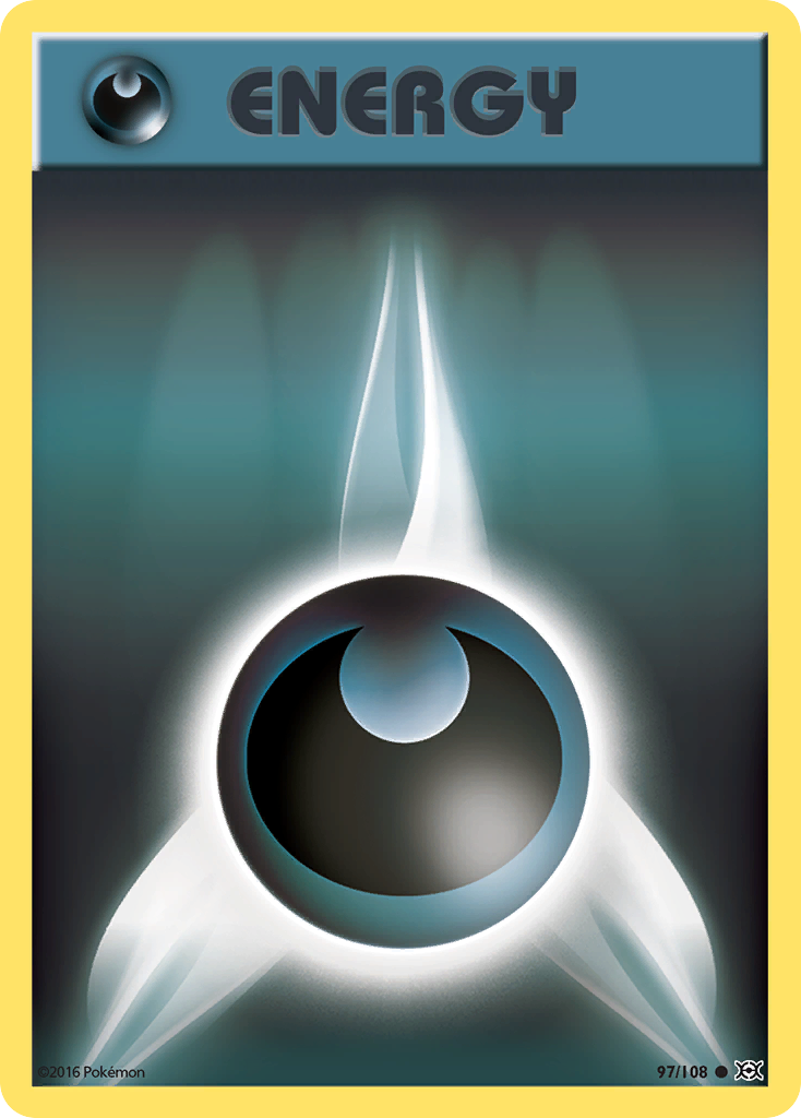 Darkness Energy 97 108 Evolutions Reverse Holofoil