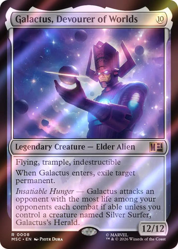 Galactus, Devourer of Worlds [8] [Marvel Super Heroes: Commander] [Surge Foil]