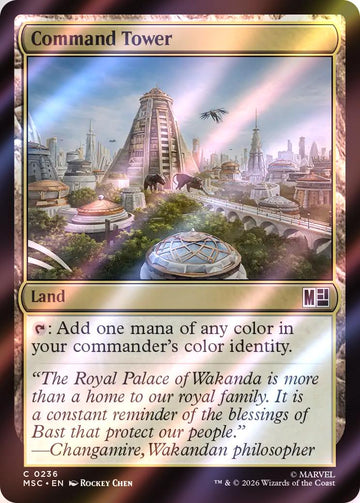 Command Tower (Wakanda) [236] [Marvel Super Heroes: Commander] [Surge Foil]