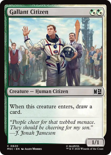 Gallant Citizen [820] [Jumpstart] [Marvel Super Heroes: Commander] [Non-Foil]