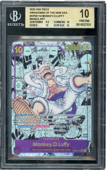 BGS 10 MONKEY.D.LUFFY MANGA