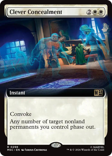 Clever Concealment [298] [Extended Art] [Marvel Super Heroes: Commander] [Non-Foil]