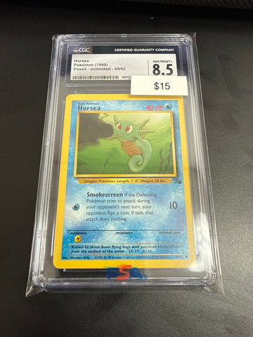 Pokemon Horsea Non-Holo #49/62 CGC 8.5