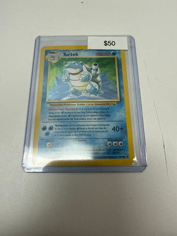 Pokemon Base Set Blastoise (German) Holo #2/102