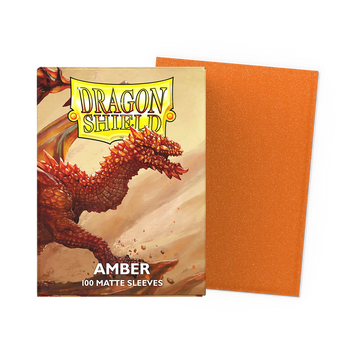 Supplies: Dragon Shield Sleeves - Standard - Matte Amber