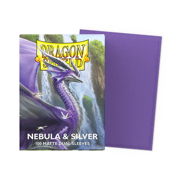 Supplies: Dragon Shield Sleeves - Standard - Dual Matte Nebula & Silver
