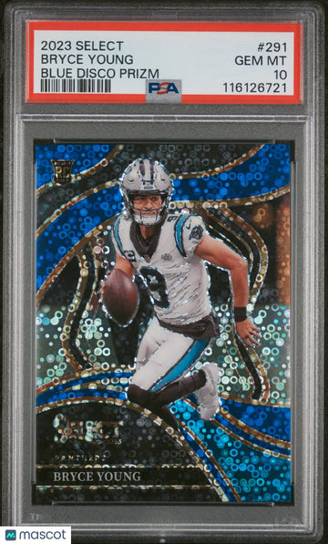Bryce Young PSA 10 Blue Disco Prizm RC Rookie 2023 Select /25