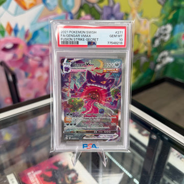 Pokemon Fusion Strike Gengar EX #271/264 PSA 10