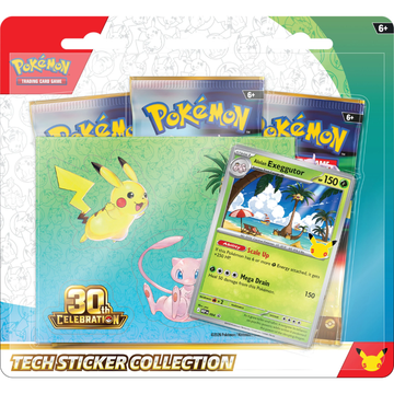 Pokemon - 30th Celebration - Tech Sticker Exeggutor (Pre-Order) LIMIT 2