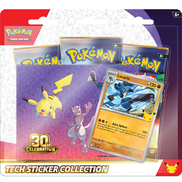 Pokemon - 30th Celebration - Tech Sticker Lucario (Pre-Order) LIMIT 2