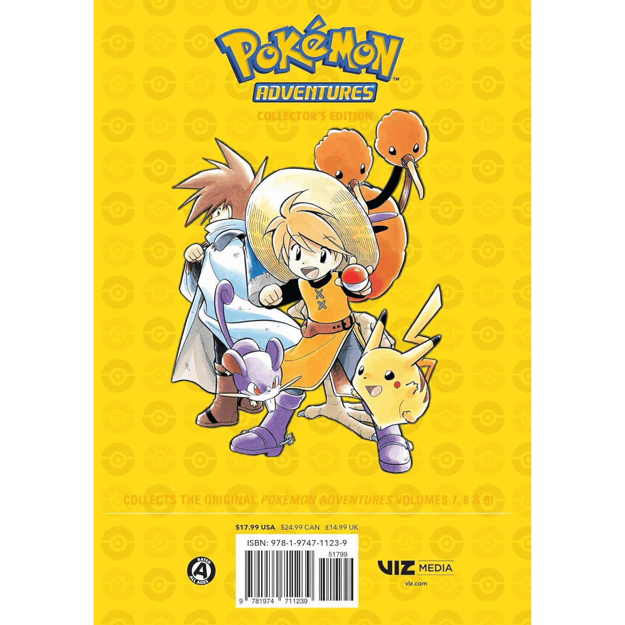 Pokemon Adventures Vol 3 Collector's Edition