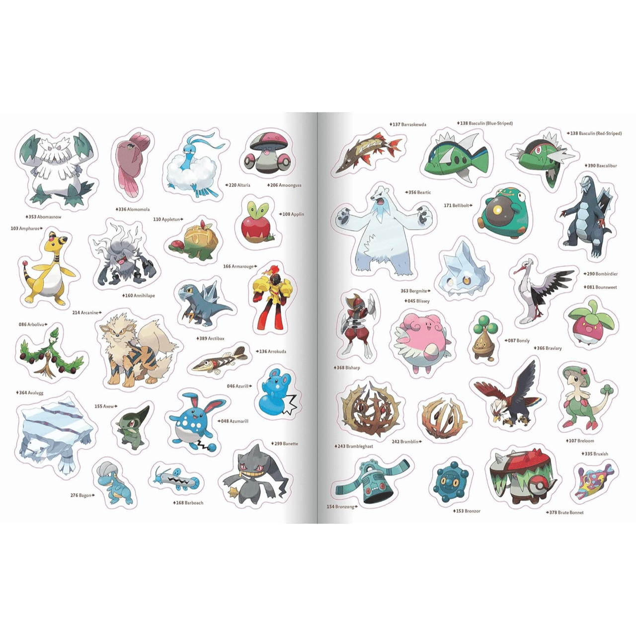 Pokemon The Official Sticker Book Of The Paldea Region