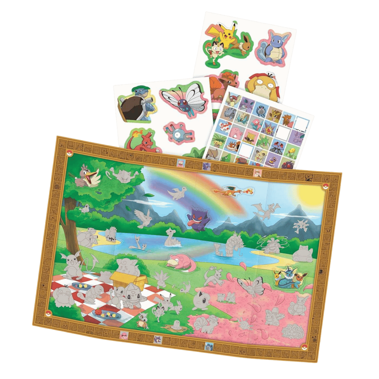 Pokemon The Official Sticker Book Of The Kanto Region