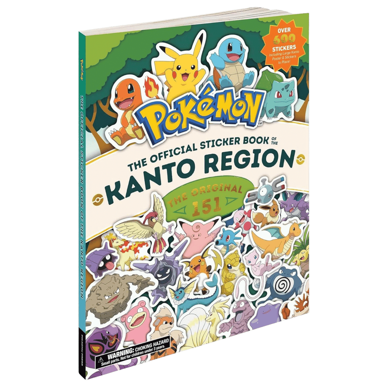 Pokemon The Official Sticker Book Of The Kanto Region