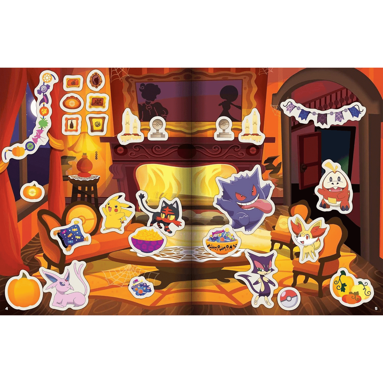 Pokemon Halloween The Official Sticker Book