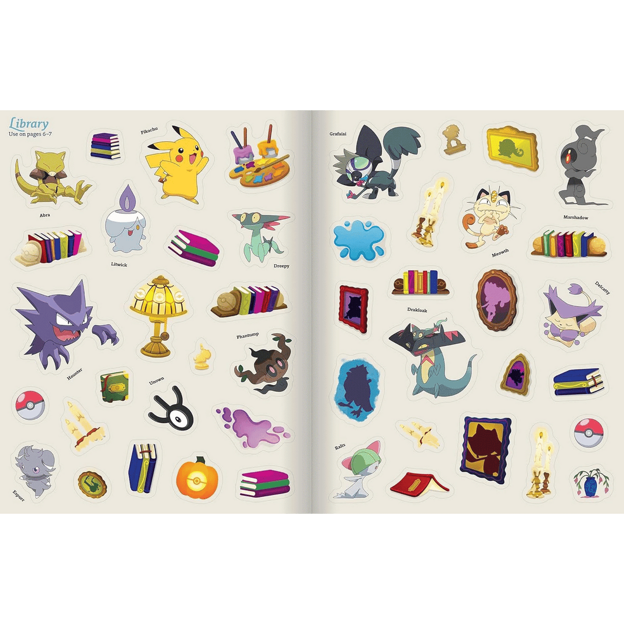 Pokemon Halloween The Official Sticker Book