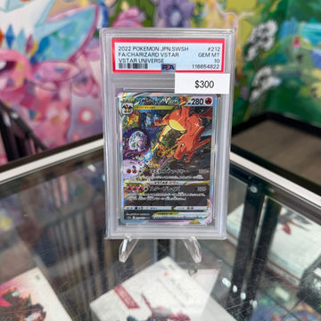 Pokemon Japanese Charizard VSTAR #212 PSA 10