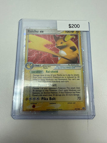 Pokemon Raichu Ex #97/106