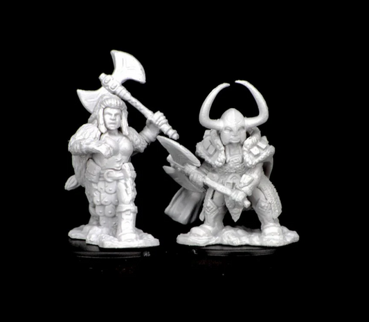 Dungeons & Dragons: Nolzur's Marvelous Unpainted Miniatures - W04 Dwarf Female Barbarian
