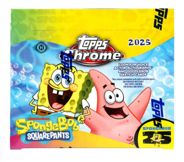 SpongeBob SquarePants: 2025 Topps Chrome Hobby Box