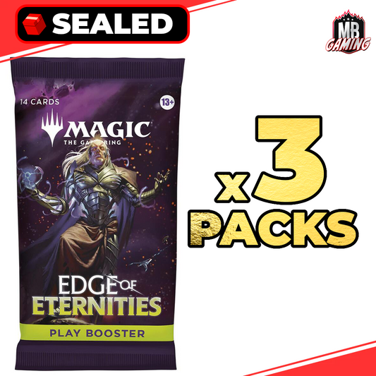Magic the Gathering: Edge of Eternity Play Booster Pack x3