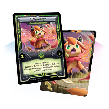Elestrals TCG: Stellar Sproutyr Champion of Dionysus Promo Card (DCP-14)