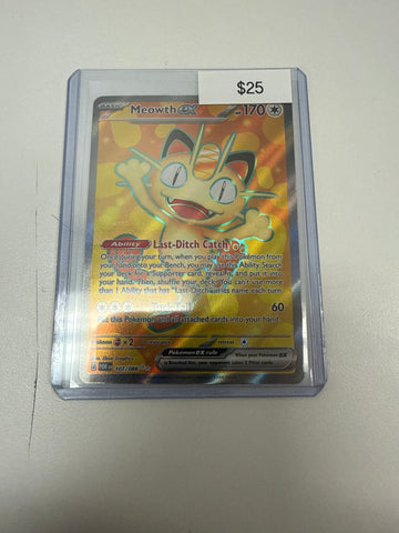 Pokemon Meowth Ex #107/088