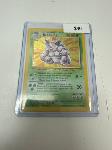Pokemon Nidoking Holo #11/102
