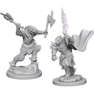 Dungeons & Dragons: Nolzur's Marvelous Unpainted Miniatures - W04 Dragonborn Female Fighter