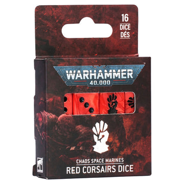 Warhammer 40K: Chaos Space Marines - Red Corsairs Dice