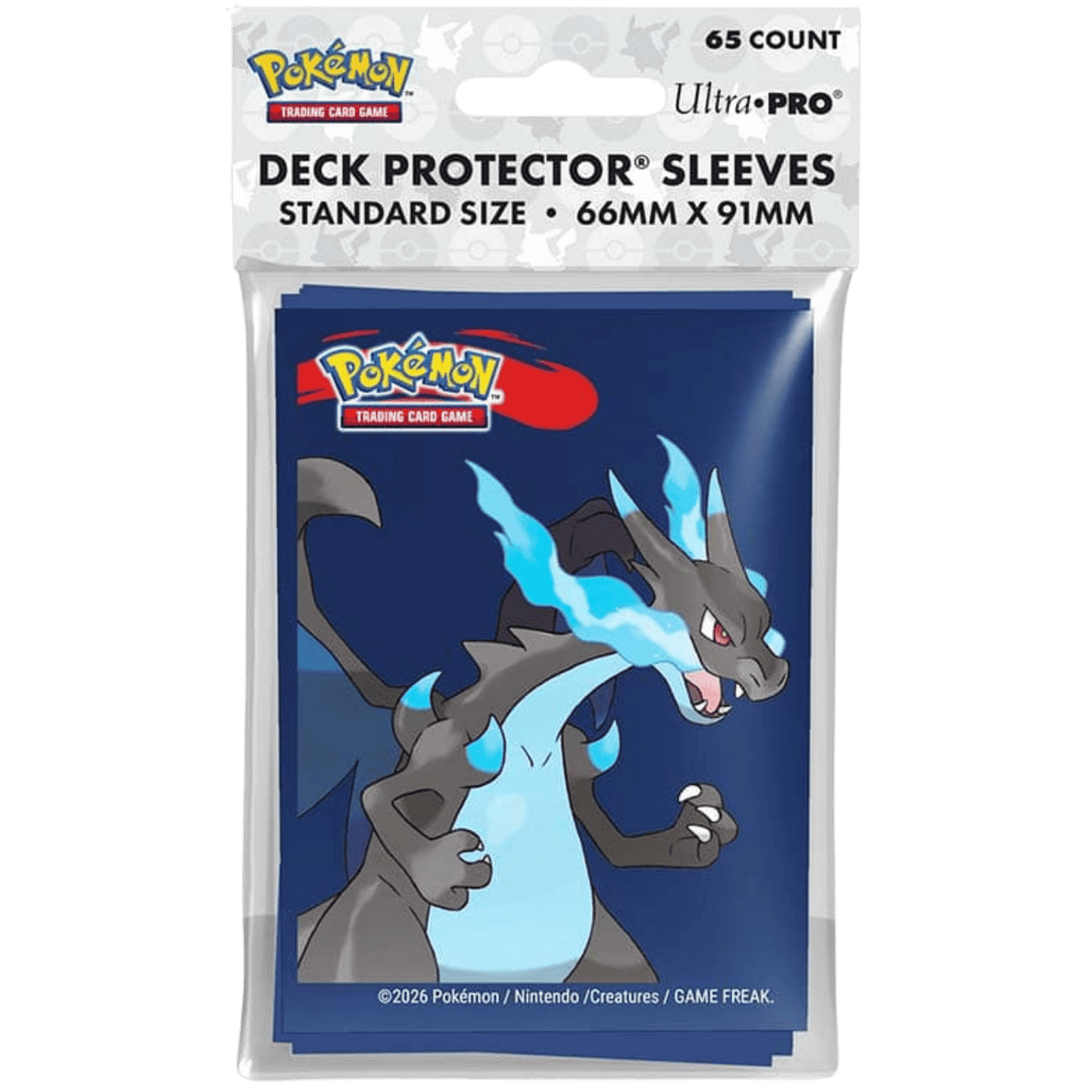 Ultra Pro Sleeves Pokemon Mega Charizard X 65ct