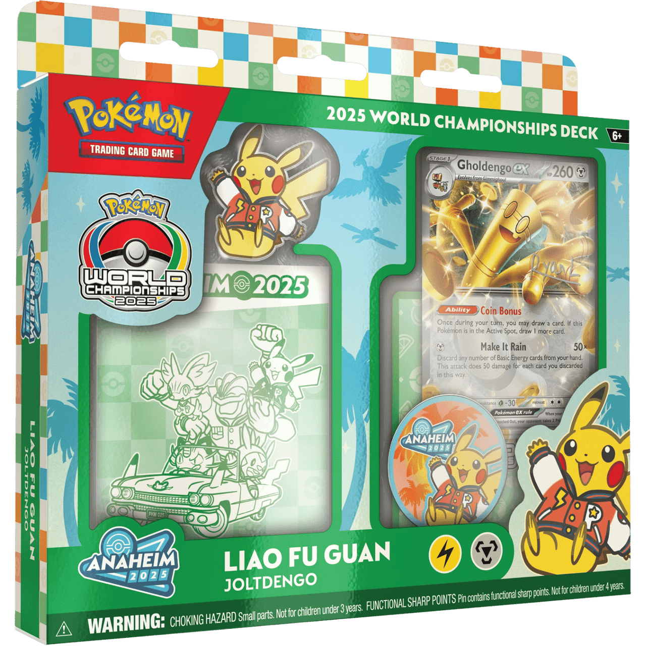 Pokemon 2025 World Championships Deck Set Of 4