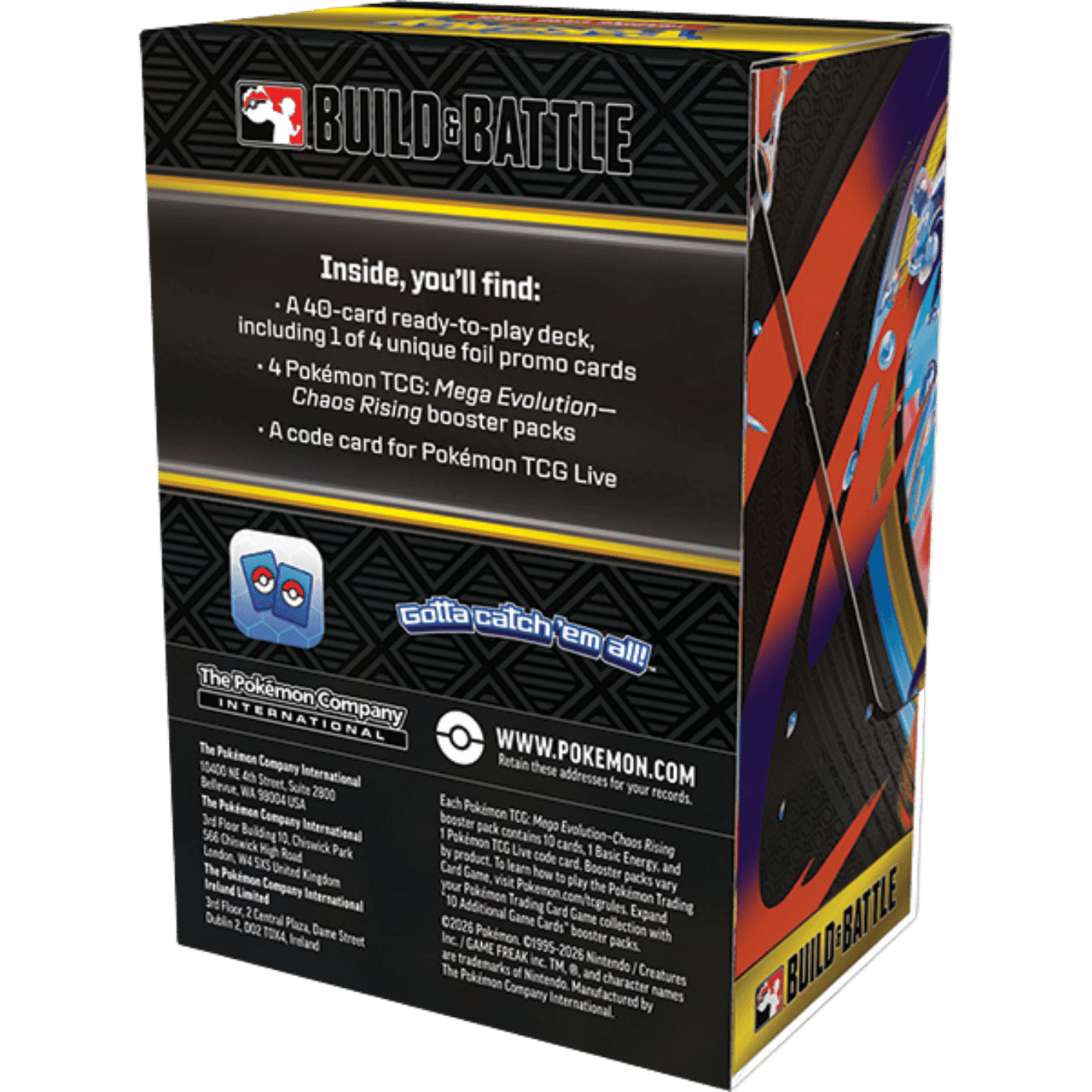 Pokemon Mega Evolution Chaos Rising Build Battle Box