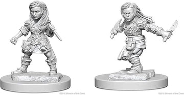 Dungeons & Dragons: Nolzur's Marvelous Unpainted Miniatures - W01 Halfling Female Rogue
