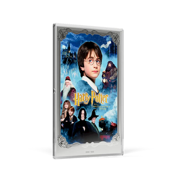 Harry Potter: Philosopher's Stone 1oz Silver Foil Movie Poster