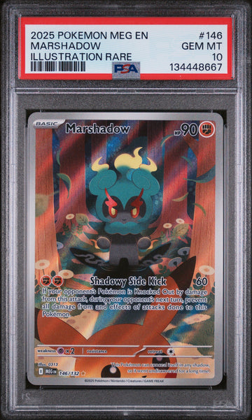 2025 POKEMON MEG EN-MEGA EVOLUTION #146 MARSHADOW ILLUSTRATION RARE