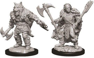 Dungeons & Dragons: Nolzur's Marvelous Unpainted Miniatures - W09 Male Half-Orc Barbarian