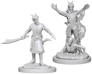 Dungeons & Dragons: Nolzur's Marvelous Unpainted Miniatures - W06 Male Tiefling Warlock