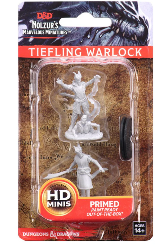 Dungeons & Dragons: Nolzur's Marvelous Unpainted Miniatures - W06 Male Tiefling Warlock