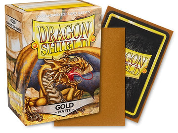 Dragon Shield: Matte Sleeves - Gold (100ct)