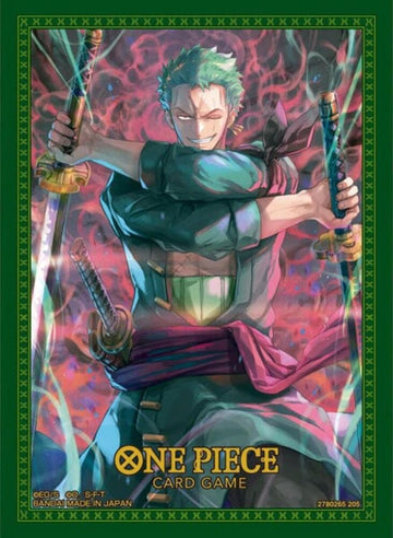 One Piece Card Game Official Sleeves: Assortment 11 - Roronoa Zoro (70-Pack)