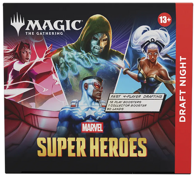 Magic The Gathering Marvel Super Heroes Draft Night Booster Box