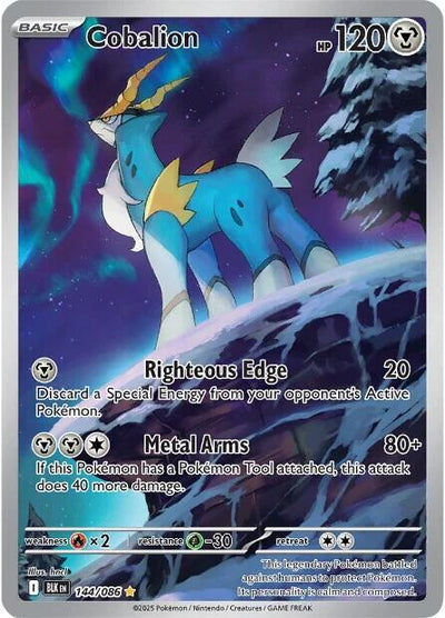 Cobalion - 144/086 - SV: Black Bolt