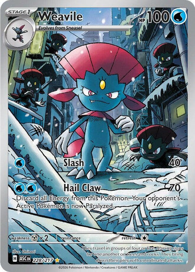 Weavile - 228/217 - ME: Ascended Heroes