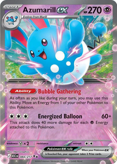 Azumarill ex - ME: Ascended Heroes