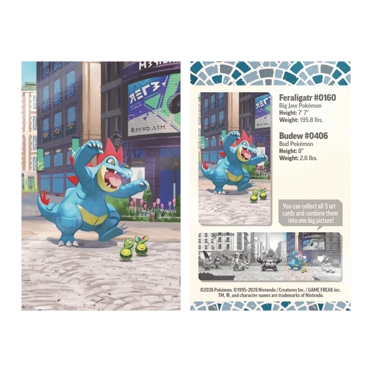 Pokemon Lumiose City Mini Tin Set Of 5