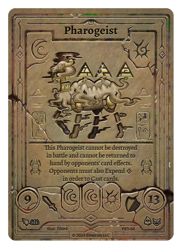 Elestrals TCG: Pharogeist Promo Card (PR3-04)